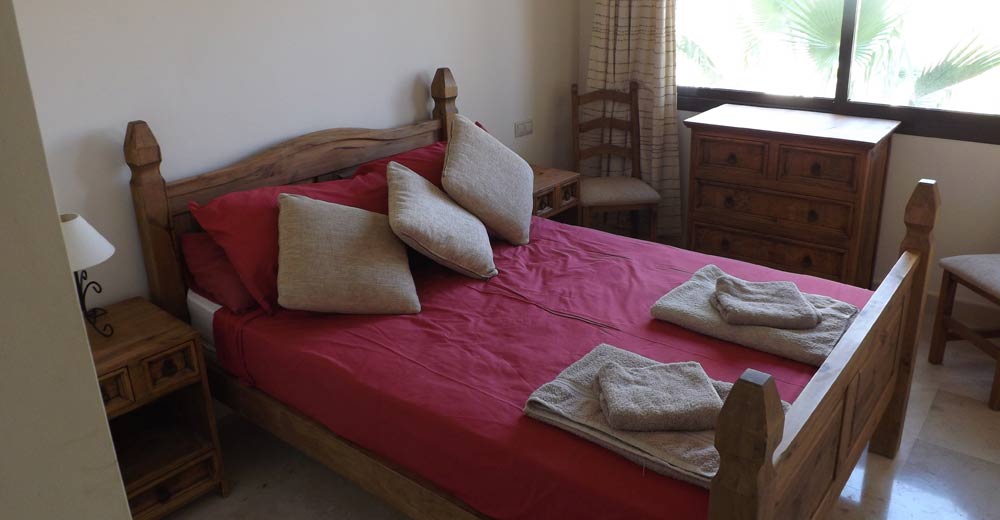 double bed at los lagartos